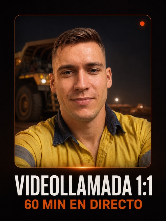 Videollamada 1:1 de 60 minutos en directo con Alex